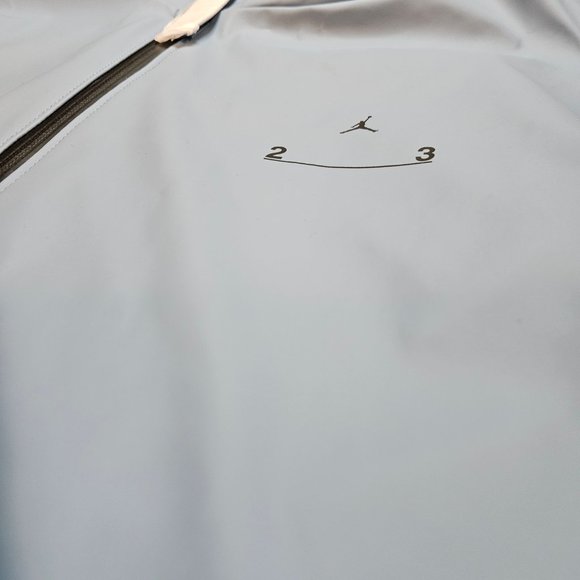 Nike Jordan 23 Engineered Trench Rain Jacket Men's Size Medium DV7691-427 Blue - Picture 2 of 12